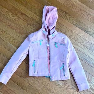 Kids faux leather jacket